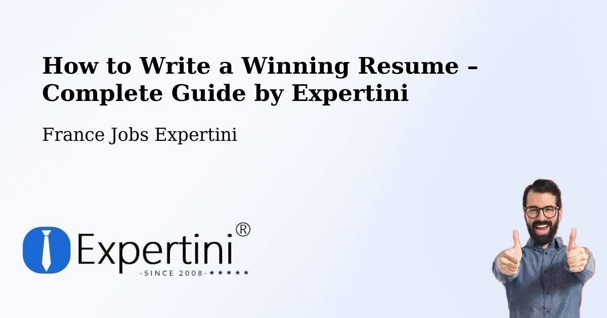 Resume Writing Guide for Job Seekers – Duppigheim - Duppigheim, France Jobs Expertini